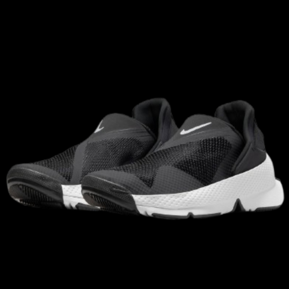 Nike Go Flyease Slip-On Running Womens Black White